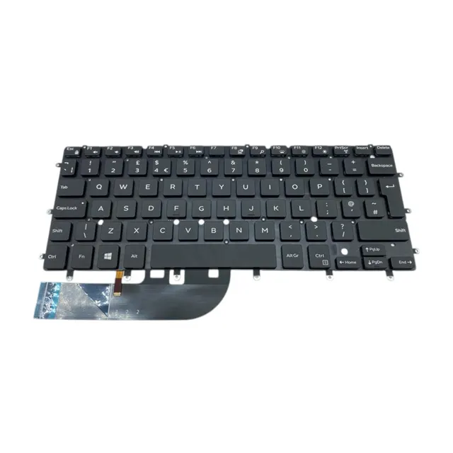Dell XPS 13 Tastatur UK QWERTY 07DTJ4 Schwarz Gebraucht - Kompatibel XPS 9360 93