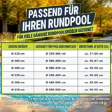 tillvex® Poolabdeckung Rund für Pool Abdeckplane Winter Abdeckung Solar Plane – Bild 2