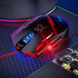Gaming Maus Optische 8 Tasten 2500DPI MSDS 7 Farbe Gamer Mouse USB PC Computer – Bild 3