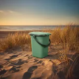 Toiletteneimer Reisetoilette Eimertoilette Toilette  Campingtoilette 19L Grün – Bild 7