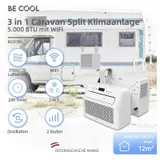Be Cool Split-Klimagerät Klimaanlage 5000 BTU 1465W Wifi 12m² Weiß - Wie Neu – Bild 6