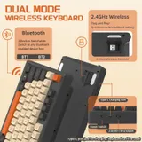 M96 Kabellose Membran Gaming-Tastatur, Knopfsteuerung Bluetooth/2,4 G Kabellose – Bild 3
