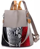 Damen Rucksack Tasche Lederoptik Diebstahlsicher Tagesrucksack Schultertasche – Bild 1