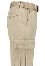 SUBLEVEL Herren Cargo Chino Hose mit Gürtel und Taschen Baumwolle – Bild 5