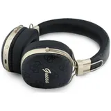 Guess Bluetooth 5.4 Wireless Headset ENC On-Ear Metal 4G Script Logo black – Bild 3