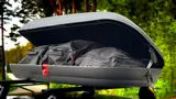 Dachbox 132x78x34,5 + Dachträger  Dacia Duster  2018-2022 Mit Dachreling – Bild 2