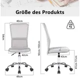 Bürostuhl Ergonomisch 150kg Schreibtischstuhl Drehstuhl Rollen, Hebbarer Stuhl – Bild 6