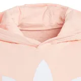 Adidas Originals Kinder Hoody Mädchen Logo Sweatshirt Kapuzenpullover Coral Rosa – Bild 4
