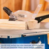 Scheppach Tischkreissäge HS100S 2000 W, mit Untergestell, 2 Tischverbreiterungen – Bild 7