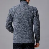 Strickjacken Herren Trachtenjacke Reißverschluss Gestrickt Cardigan Wintermantel – Bild 6