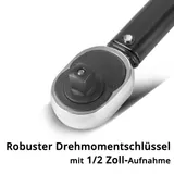 STAHLWERK Drehmomentschlüssel 28-210 Nm 1/2“ Umschaltknarre Ratschenschlüssel – Bild 2