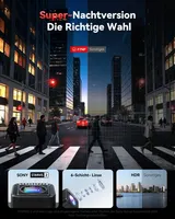 REDTIGER 4K Dashcam vorne und hinten mit STARVIS 2 Hardwire-Kit – Bild 3