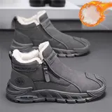 Winterstiefel Herren Warm gefütterte Stiefel Schneestiefel Winterschuhe Schuhe – Bild 1