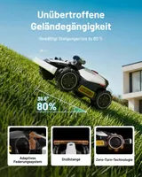 Mammotion LUBA Mini 2 AWD 1000 Mähroboter ohne Kabel bis 1000m² 80% Steigung APP – Bild 6