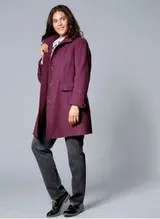 Damen Mantel Wolle Winter große Größen Winterjacke berre Größe 48 – Bild 4
