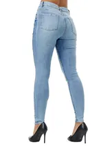 Tazzio Jeans Damen High Waist Skinny Fit Jeanshose Stretch Denim Hose – Bild 6