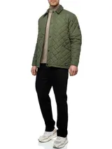 Indicode Herren Steppjacke INDram-Jacke Übergangsjacke Cordkragen Knopfleiste – Bild 6