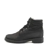 Tamaris Damen DUO-TEX Stiefel Schwarz Leder Knöchelhoch Schnürstiefeletten EU 39 – Bild 1