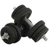 Kurzhantel Set 25KG Hantelset mit Hantelscheiben für Zuhause Stahl Refurbished – Bild 1