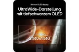LG 34GX900A 34" UltraGear OLED WQHD Curved Gaming‑Monitor 240Hz 0.03ms – Bild 6