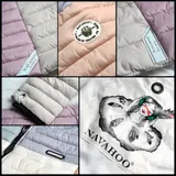 Navahoo Damen Jacke Steppjacke Übergangsjacke gesteppt Colour Blocking  NEU B841 – Bild 7