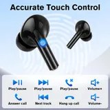 Bluetooth 5.4 Kopfhörer In-Ear Kabellos Ohrhörer mit Mikrofon Touch Headset – Bild 21