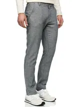 Indicode Herren Leinenhose INGuy-Stoffhose Leichte Sommerhose Pants Männer Chino – Bild 2