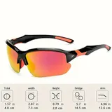Sonnenbrille Sportbrille Nachtfahren Outdoor Wandern Angeln Unisex Brille – Bild 7