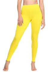 Ladeheid Damen Lange Leggings Elastischer Bund Lang Baumwolle XS-4XL – Bild 3