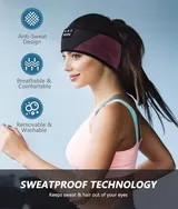 Bluetooth 5.2 Schlaf Kopfhörer Kabellos Sport Ohrhörer Headset Musik Kopfbügel – Bild 2