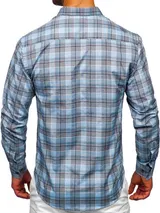 Freizeithemd Hemd Shirt Herrenhemd Slim Fit Classic Casual Herren BOLF Kariert – Bild 3