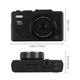 5K Digitalkamera Kompaktkamera mit 18X Digital Zoom 180 Klappdisplay 75MP +64gb – Bild 16