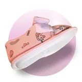Kinder Hausschuhe Warm Slipper Klettverschluss Pantoffeln rosa Einhorn 23-24 – Bild 5