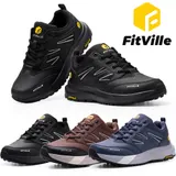 FitVille Extra Weit Wanderschuhe Herren Wasserdicht Wanderhalbschuhe Outdoor – Bild 13