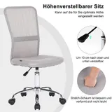 Bürostuhl Ergonomisch 150kg Schreibtischstuhl Drehstuhl Rollen, Hebbarer Stuhl – Bild 4