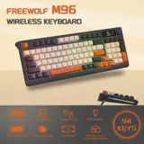 M96 Kabellose Membran Gaming-Tastatur, Knopfsteuerung Bluetooth/2,4 G Kabellose – Bild 2