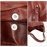 Damen Tasche Leder Crossbody Schultertasche Umhängetasche Handtasche Shopper Bag – Bild 4