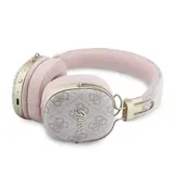 Guess Bluetooth 5.4 Wireless Headset ENC On-Ear Metal 4G Script Logo pink – Bild 3