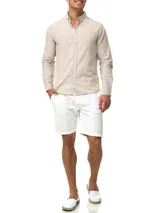 Indicode Herren Langarmhemd Brayden-Hemd Langarm Herrenhemd Freizeithemd Männer – Bild 4