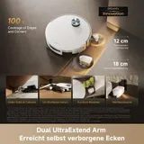 X60 Pro Ultra Complete Saug-/Wischroboter weiß – Bild 2