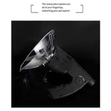 ABS Parabol Mikrofon Schale 36x25x8,5CM mit Kopfhörer zur Vogelbeobachtung – Bild 1