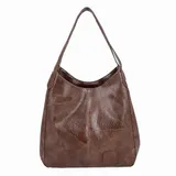 Damen Tasche Leder Crossbody Schultertasche Umhängetasche Handtasche Shopper Bag – Bild 22