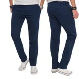 A. Salvarini Herren Designer Chino Stoff Hose Chinohose Regular Fit NEU AS016 – Bild 1