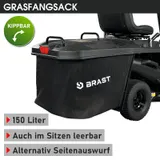 BRAST Benzin Rasentraktor Aufsitzmäher 5,15kW (7PS) Rasenmäher Elektrostart – Bild 11