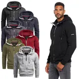 A. Salvarini Herren Pullover Langarm Sweatjacke Kapuzen Hoodie Jacke Neu AS293 – Bild 7