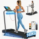 Laufband Für Zuhause mit Steigung 10% Elektrisch Klappbar Walking Pad bis 145kg – Bild 1