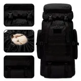 80L großer Wanderrucksack Reiserucksack Trekking Rucksack wasserabweisend – Bild 8