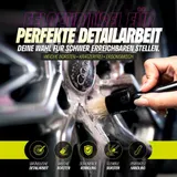 Felgenreiniger Set Quick Detailer SONAX Felgenbeast Pinsel Tuch Waschhandschuh – Bild 5
