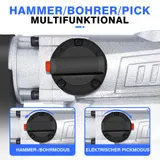 Stemmhammer Bohrhammer Schlagbohrhammer SDS PLUS Meisselhammer 1500W Profi Tool – Bild 4