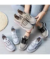 Damen Sneaker Turnschuhe Laufschuhe Atmungsaktiv Sportschuhe Freizeit Schuhe – Bild 7